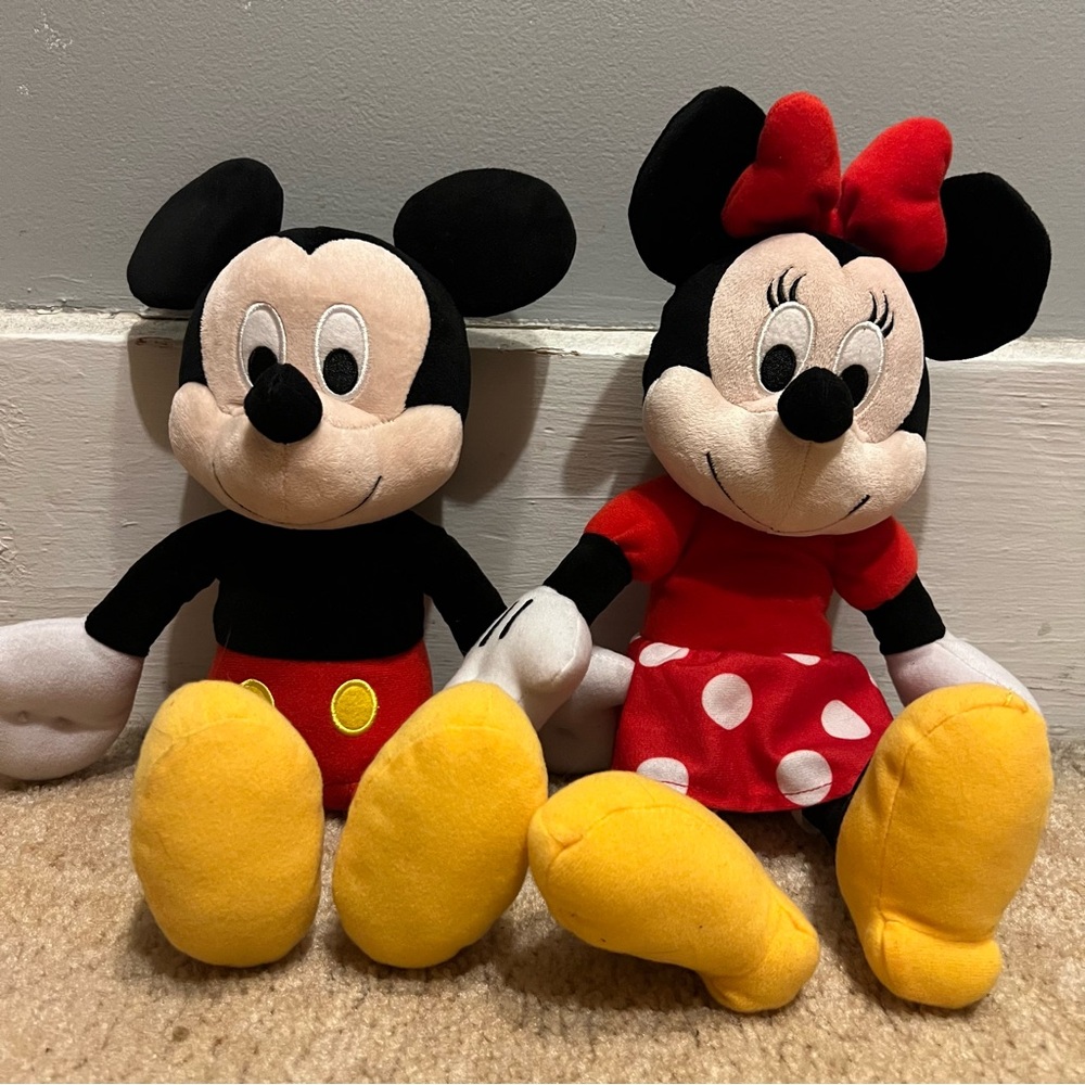 Mickey and Minnie Mouse Plush
